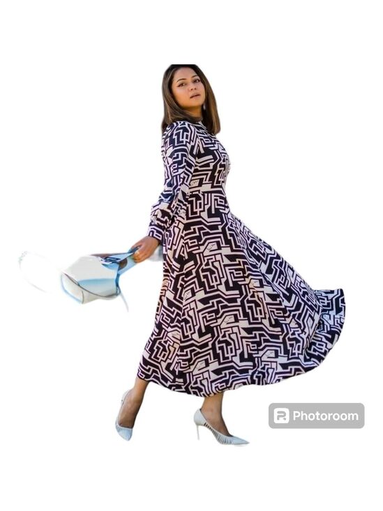 H&M Dresses & Skirts - H&M SS2019 TRENDY RICHARD ALLAN DRESS BELL SHAPED SKIRT.